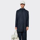 Rains Long Jacket - Navy