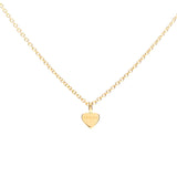 Stolen Girlfriends Club Stolen Heart Pendant Necklace Gold Plated