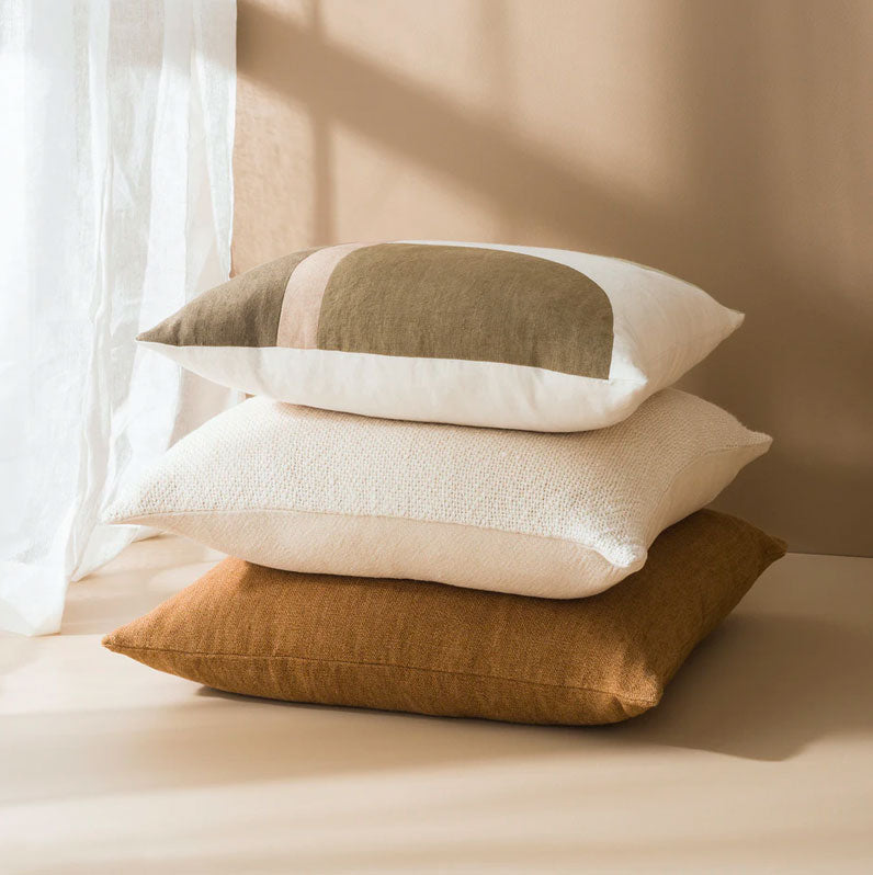 Citta Villa Linen Cushion Chalk