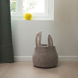 Muskhane Pasu Bunny calabash 100 % felt / light stone