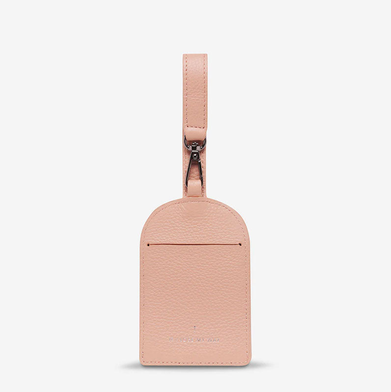 Status Anxiety Found You Luggage Tag - Dusty Pink