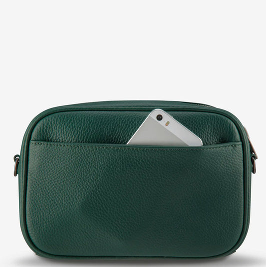 Status Anxiety Plunder Bag Green with Webbed Strap