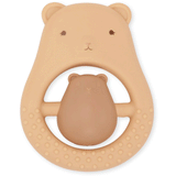 Konges Sløyd Teeth Soother Sibling Teddy Rose Sand