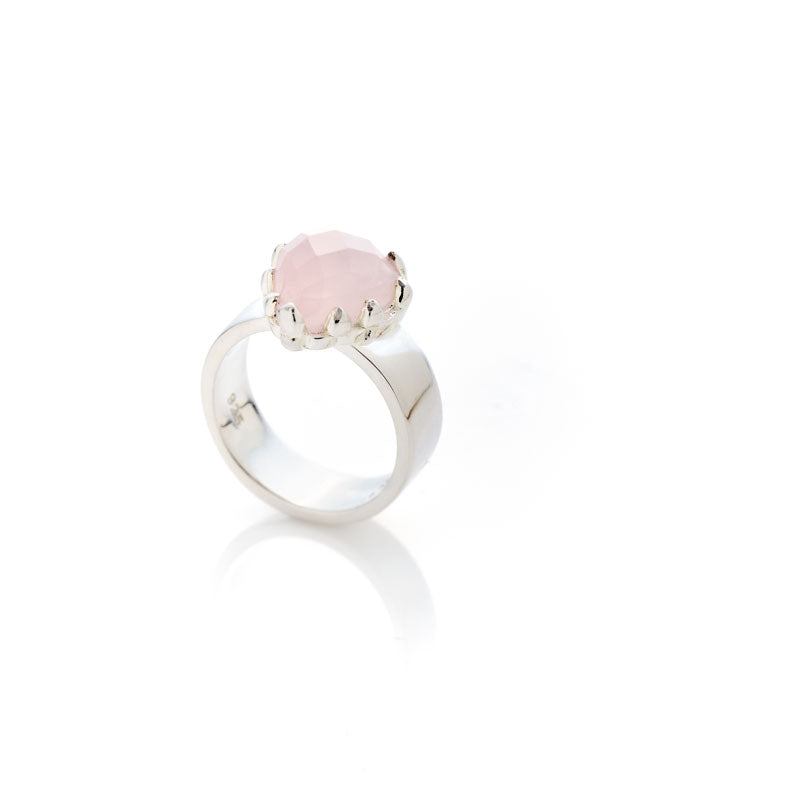 Stolen Girlfriends Club Love Claw Ring Rose Quartz