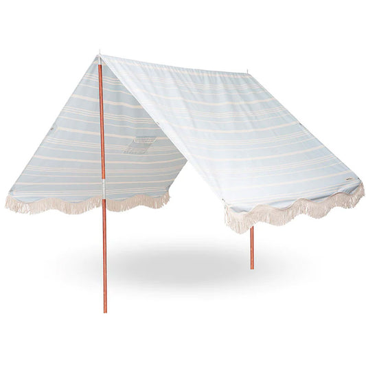 Premium Beach Tent - Vintage Stripe Blue