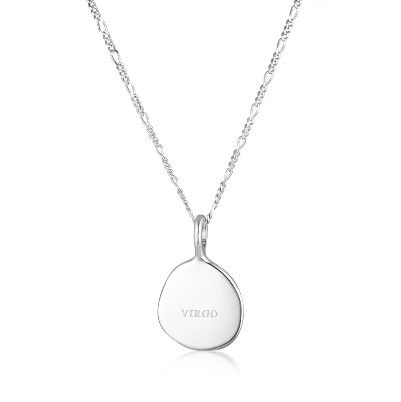 Linda Tahija Virgo Zodiac Figaro Necklace Silver