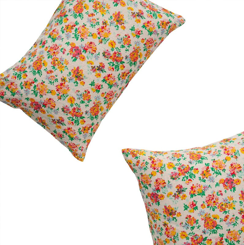 Society Of Wanderers Wilma Floral Standard Pillowcase Set