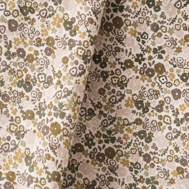 Citta Wildflower Linen Duvet Cover Ivy/Multi