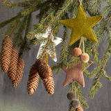 Muskhane Pom Pom Star Felt/Wool Quartz Pink/Cumulus